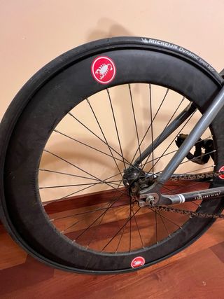 Bicicleta Fixie LAMONA Stellar Gris-Negra
