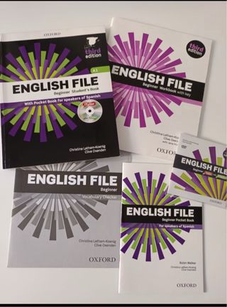 Pack Libros Inglés English File Beginner