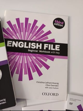 Pack Libros Inglés English File Beginner
