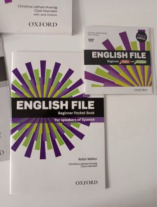 Pack Libros Inglés English File Beginner