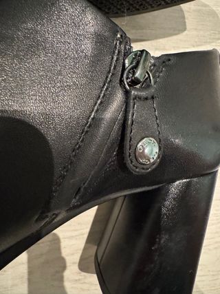 Botines Geox Negros Tacón Mujer
