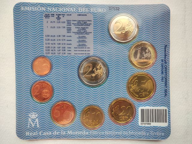 Emisión Nacional Euro 2007 España