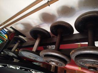 Mancuernas Rojas 1kg, 2,3 .. (Set)