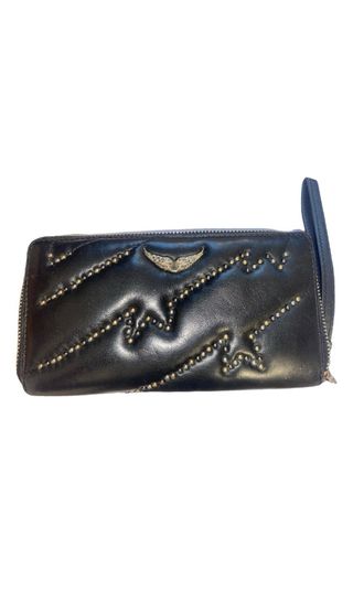 Zadig et Voltaire Cartera Negra Tachuelas