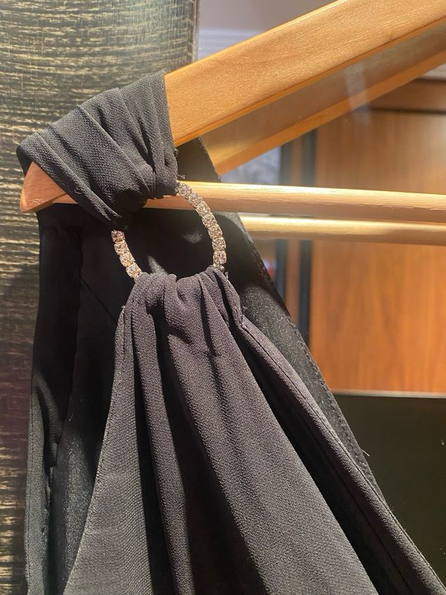 Vestido largo negro invitada boda