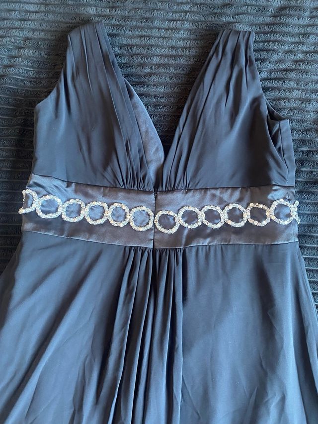 Vestido largo negro invitada boda