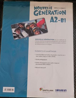 NOUVELLE GENERATION A2/B1  Bachillerato 1