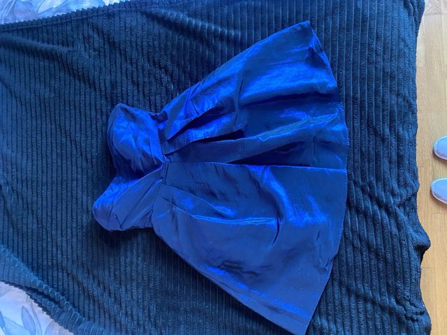 Vestido corto fiesta/boda azul