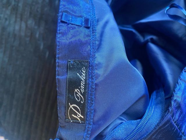 Vestido corto fiesta/boda azul