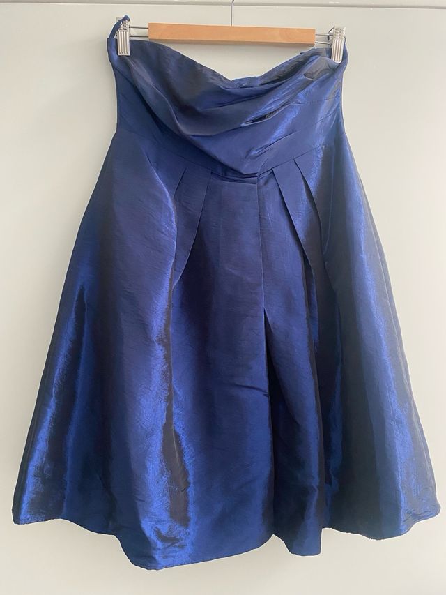 Vestido corto fiesta/boda azul