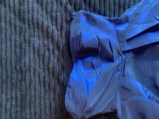 Vestido corto fiesta/boda azul