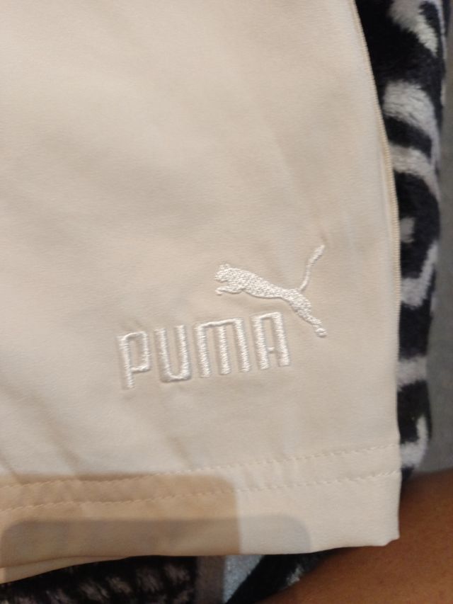 Pantalón corto Puma Talla S Beige