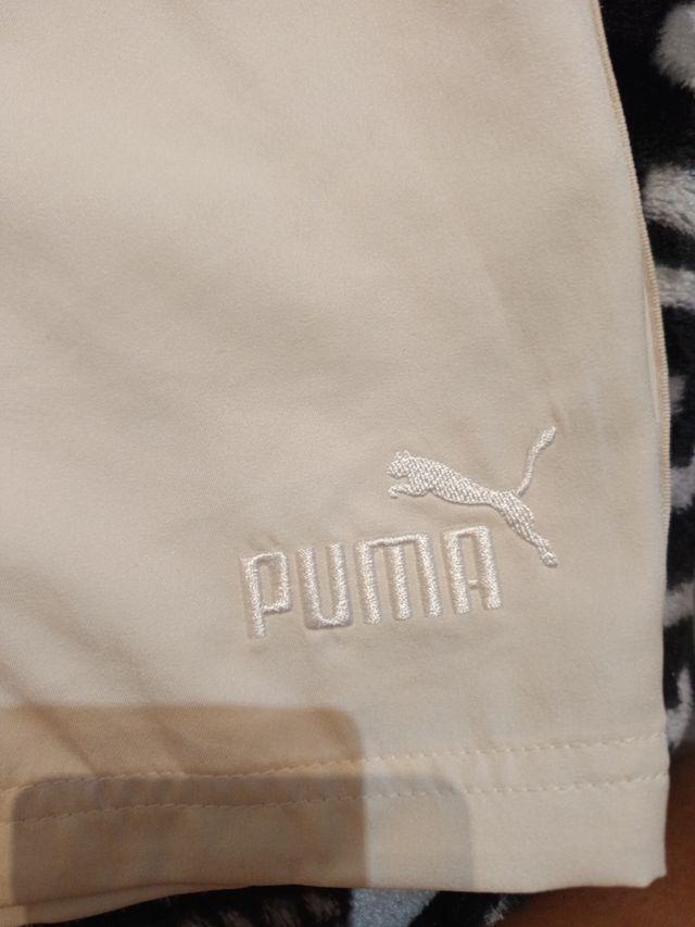 Pantalón corto Puma Talla S Beige