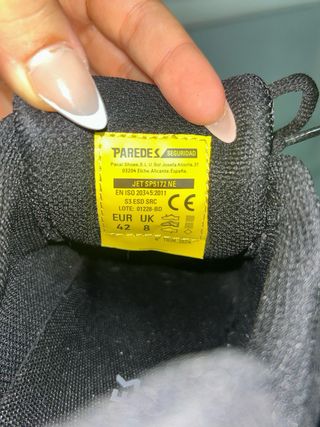 Zapatos de seguridad Paredes JET S3 ESD SRC
