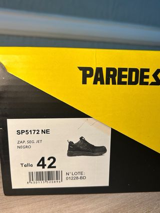 Zapatos de seguridad Paredes JET S3 ESD SRC