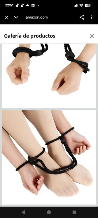 Cuerda Bondage Negra