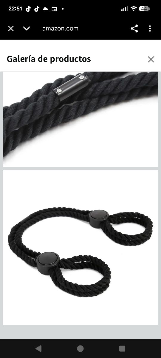 Cuerda Bondage Negra