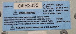 Osciloscopio Multimetrix X4010