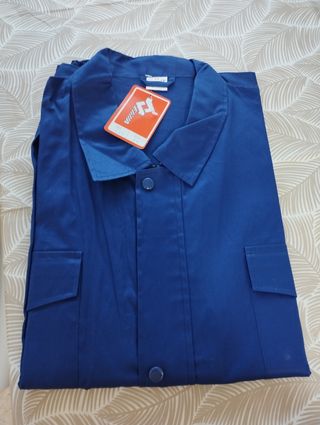 Conjunto ropa de trabajo azul 
Chaqueta y pantalón