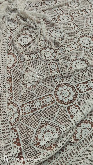 Copriletto uncinetto matrimoniale