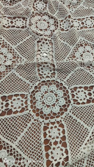 Copriletto uncinetto matrimoniale