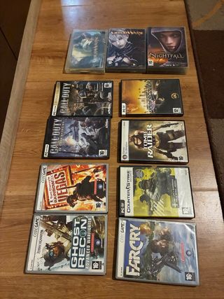 Lote 11 Juegos PC: Call of Duty, Far Cry, Tomb Rai