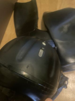 Kit Hípica Botas y Casco Negro