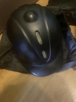 Kit Hípica Botas y Casco Negro