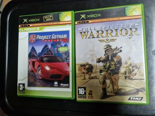 Xbox Clásica Negra con Mando y Mando DVD