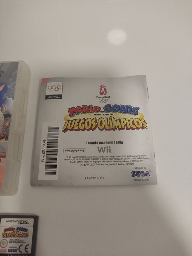 Mario & Sonic Juegos Olímpicos NDS