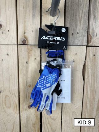 GUANTES T-S ACERBIS MX X-K KID BLUE/GREY 