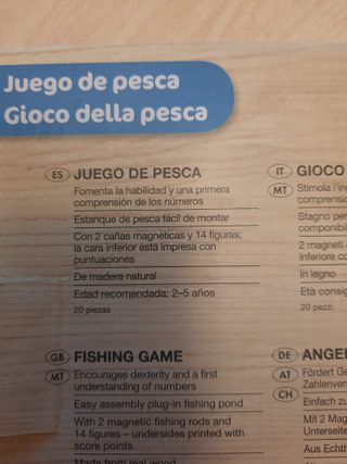 Juego de Pesca Playtive Junior 20 Piezas