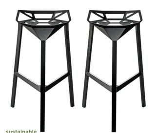 Banqueta alta Magis stool one negra 