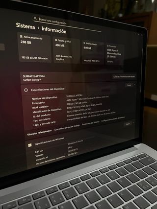 Microsoft Surface Laptop 4 Ryzen 7 