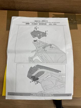 Soporte GIVI Monokey BMW GS 1200