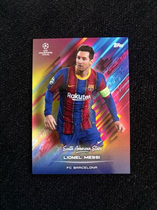 Cromo Topps Messi Jogo Bonito FC Barcelona