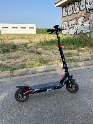 Patinete Eléctrico con Luces LED Azules