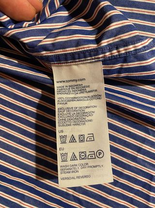 Camisa Tommy Hilfiger Tailored Fitted