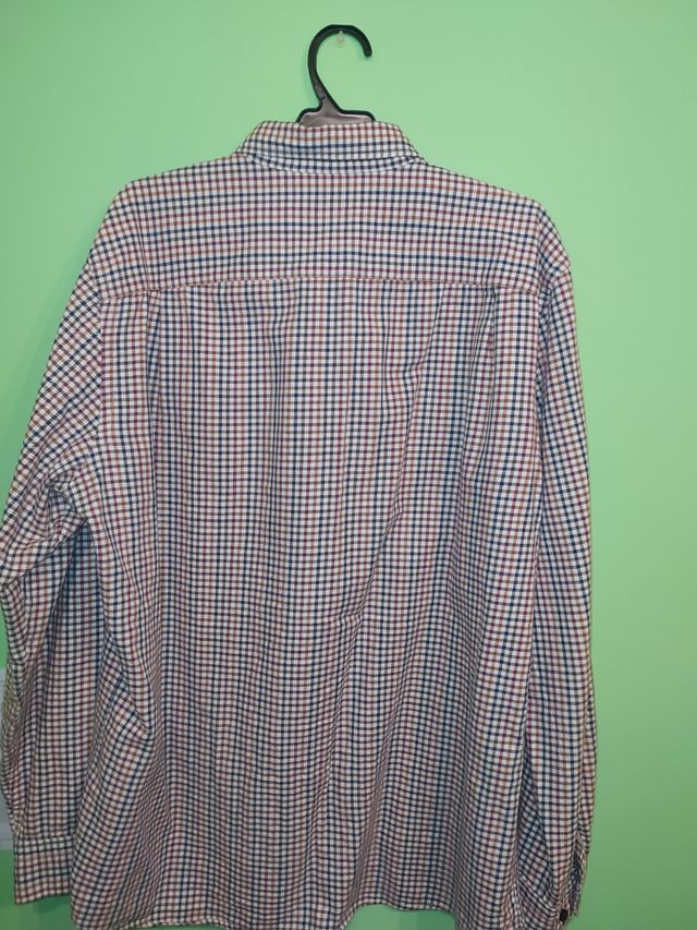 Camisa LLOYD'S cuadros azul y marrón