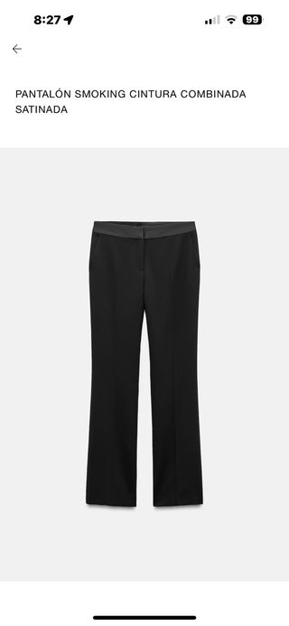 Pantalón smoking mujer Zara NUEVO