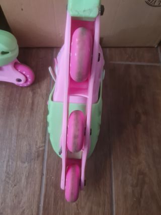 Pattini My Melody rosa e verdi