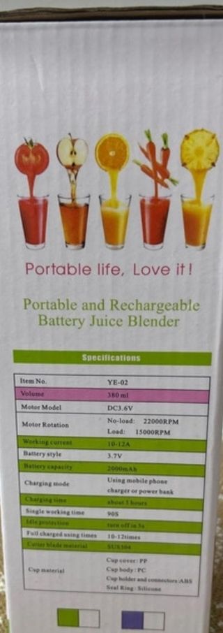 Mini frullatore elettrico