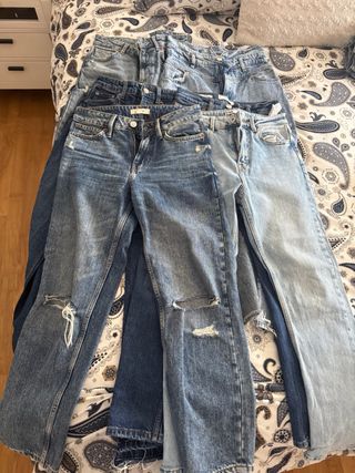 Lote 6 Pantalones Vaqueros Talla 34