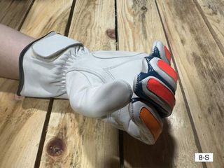 GUANTES T-S DE MOTO GARIBALDI BLANCOS 