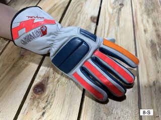 GUANTES T-S DE MOTO GARIBALDI BLANCOS 