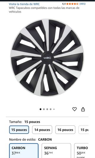 Tapacubos WRC Compatibles Nuevos