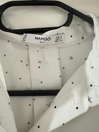 Camisa Mango Estampada Mujer Talla S