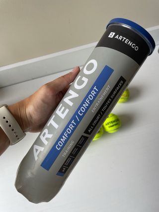 4+2 Pelotas Tenis Artengo Comfort Entrenamiento