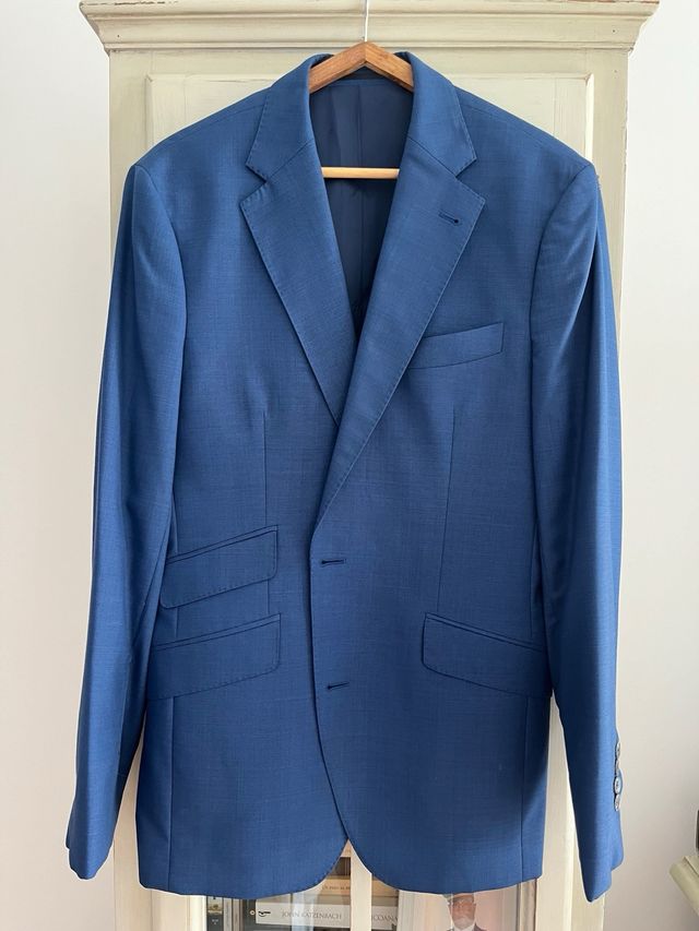 Traje chaqueta azul Alvaro Moreno