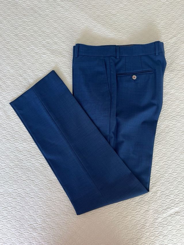 Traje chaqueta azul Alvaro Moreno